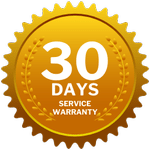 30-days service warranty