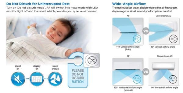 Midea Fairy Series R32 Non-Inverter Air Conditioner MSMF10 MSMF13 MSMF19 - Image 8