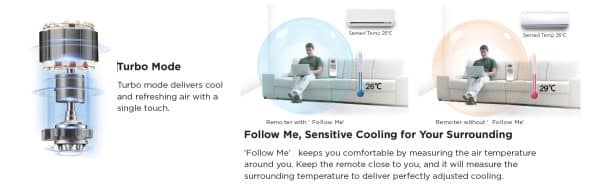 Midea Xtreme Cool R32 Non-Inverter Air Conditioner MSAG10 MSAG13 MSAG19 - Image 9