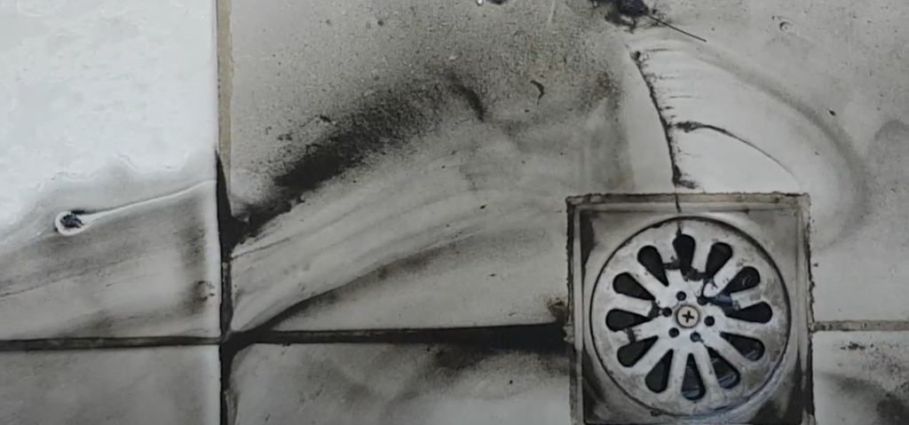 The mess after my DIY aircon cleaning